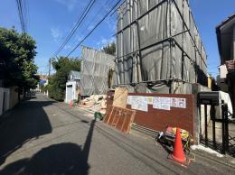 世田谷区奥沢4丁目土地の外観