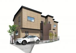 西宮市上ヶ原八番町新築戸建の外観