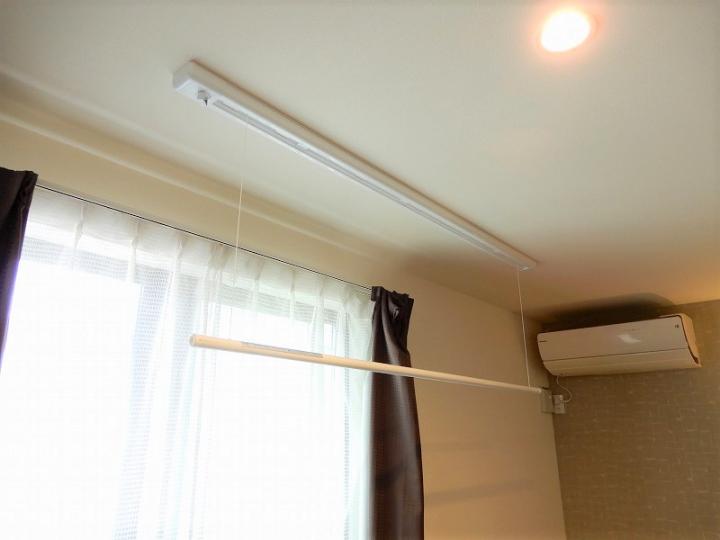 室内物干し完備
