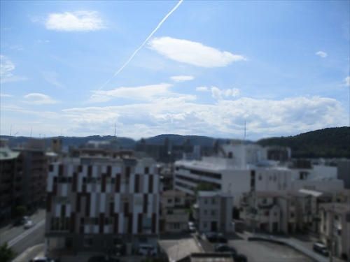 バルコニーからの眺望（西側）