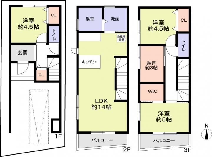 建物プラン例、建物価格：１９８０万円