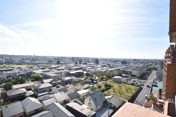 住戸南バルコニーからの眺望