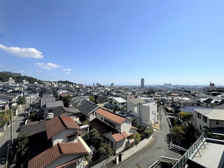 眺望 大阪方面のぬけている眺望