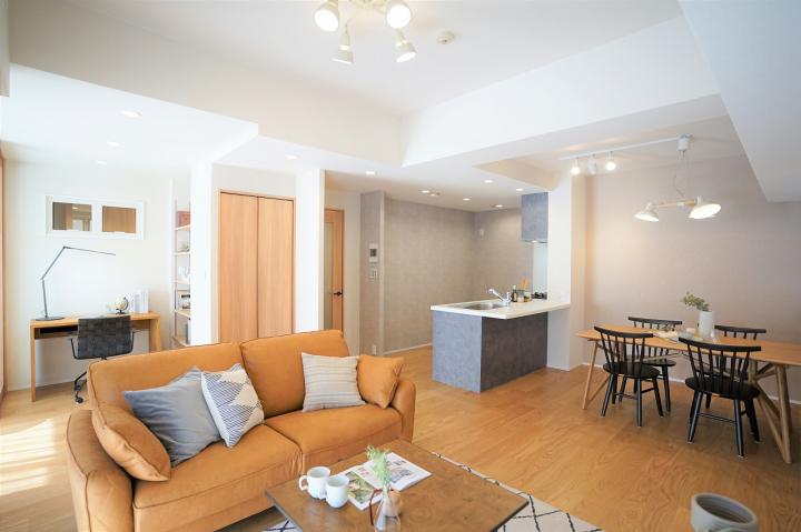 ■約17.1帖のリビングです。