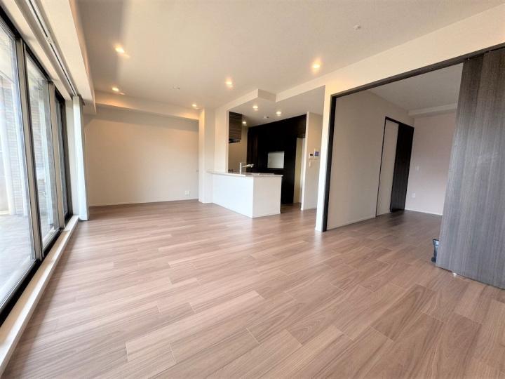 居室が併設された使いやすい間取りが魅力