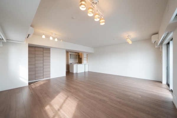 約23.8帖のリビング・ダイニング。