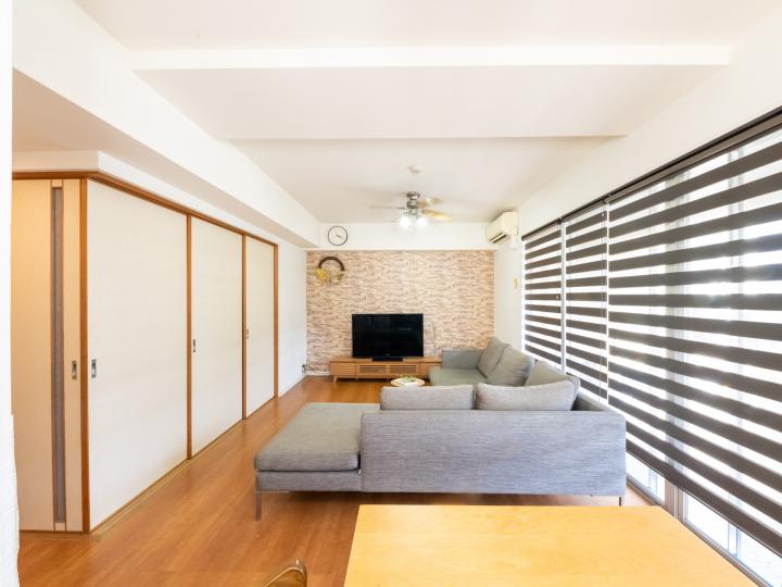 南東向き　バルコニー