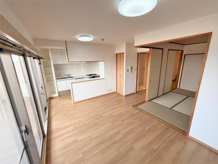 LDKには便利な収納あり