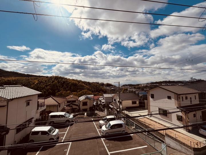 バルコニーからの眺望です。