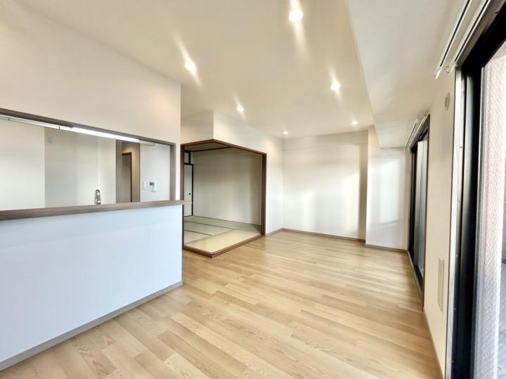 約14.7帖のLDKです。