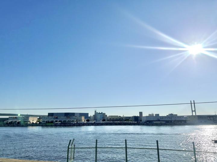 バルコニーからの眺望です。