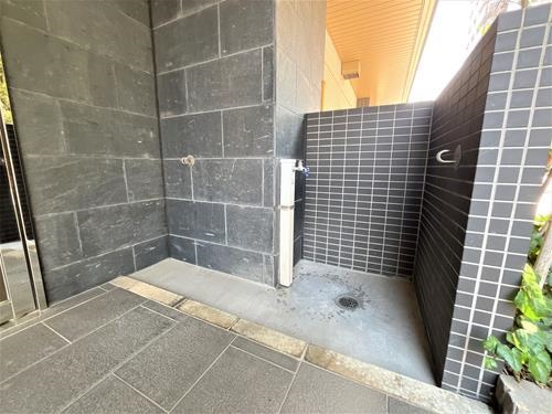 ペット足洗い場