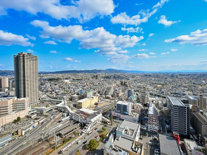 バルコニーからの眺望です(2025年4月4日撮影)