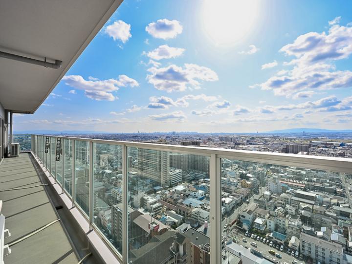 バルコニーからの眺望です(2025年4月4日撮影)