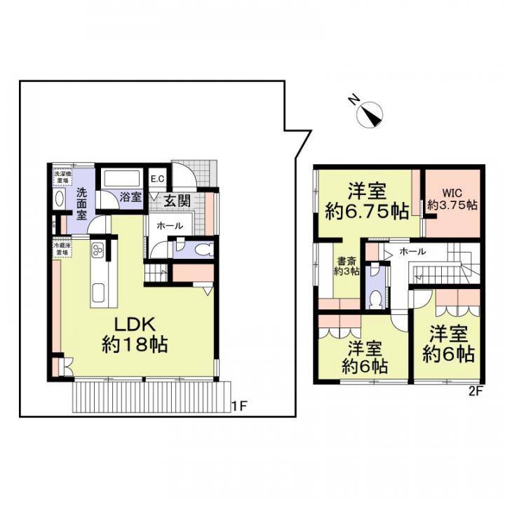 延べ床面積102.68平米 3LDK+WIC 価格3300万円(税込)
