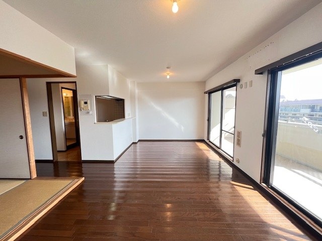 約15.4帖のLDKです。