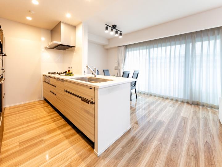 対面式のカウンターキッチン!