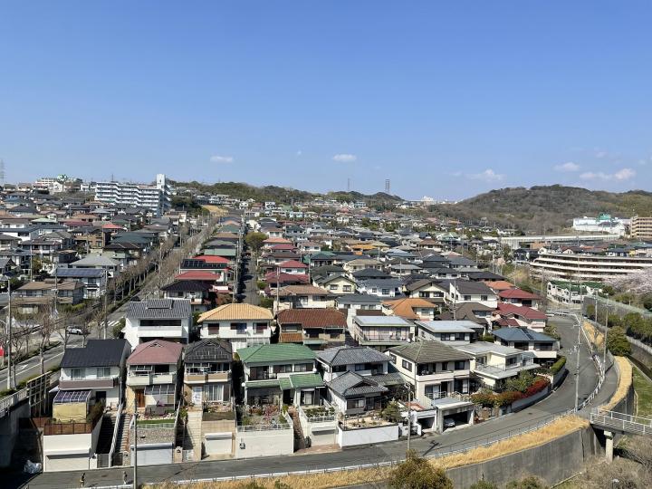 北側バルコニーからの眺望