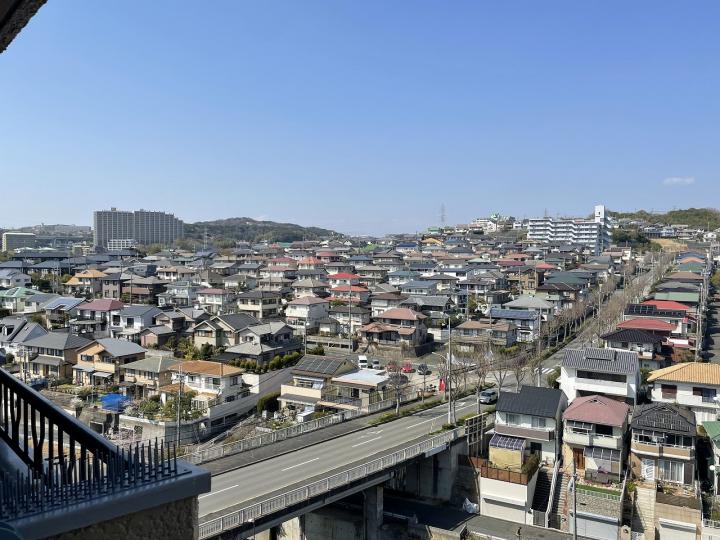 北側バルコニーからの眺望