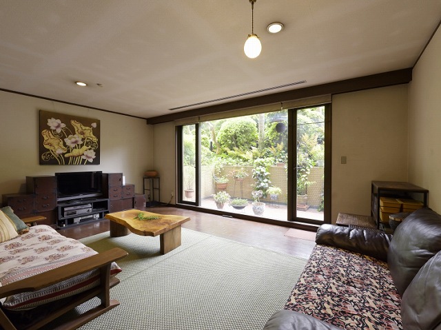 南向きのリビング