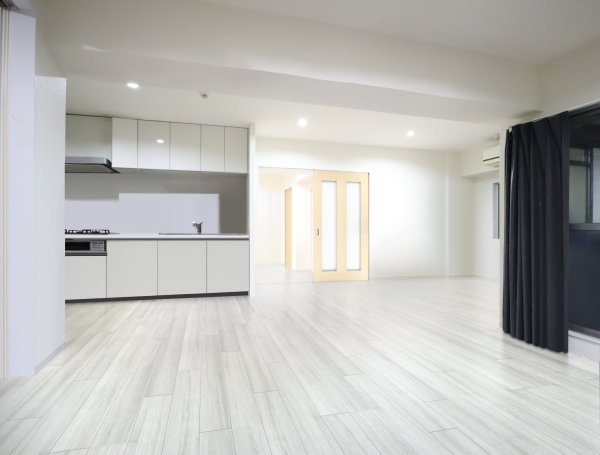 リビングダイニングキッチンです。CGで作成したリフォームイメージです