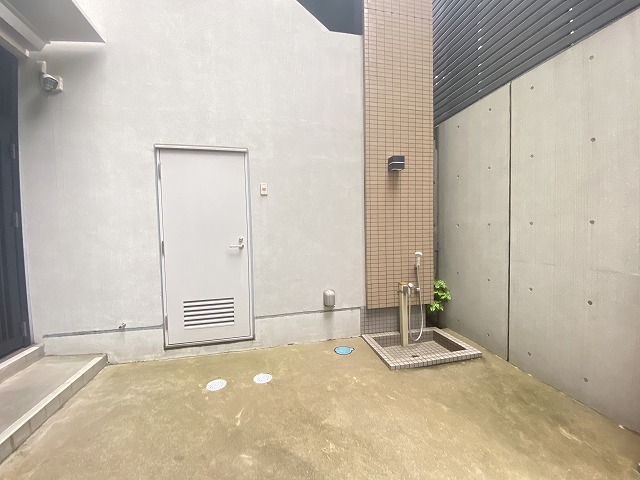 ペット足洗い場