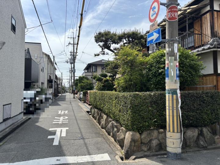 南側道路!幅員は約3.9mございます!