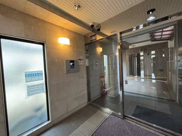 オートロック付きエントランス