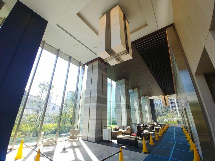 グランドロビー分譲時撮影