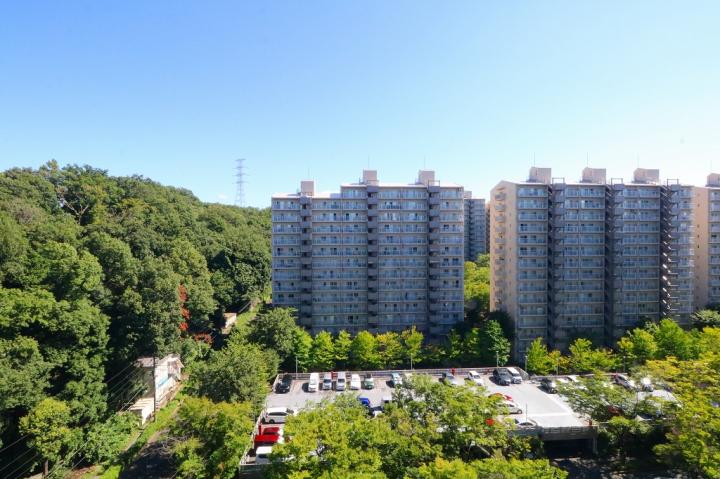 南側バルコニーからの眺望です。