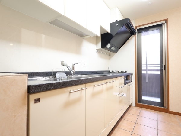 キッチンからバルコニーへアクセス可能です