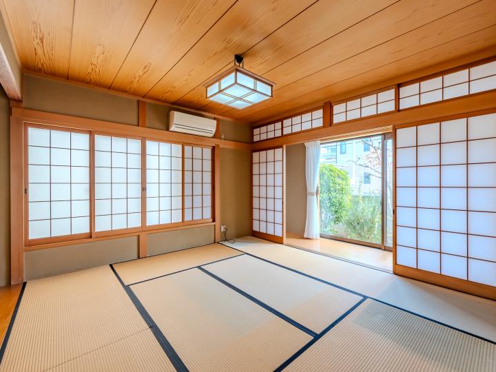 約8帖の和室です