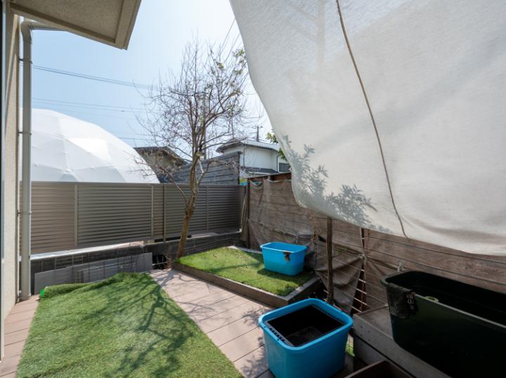 1階ウッドデッキ