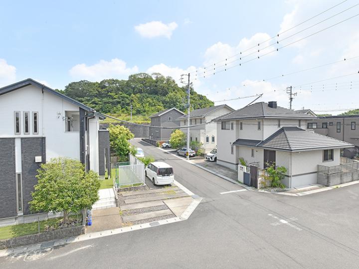 ２階バルコニーからの眺望