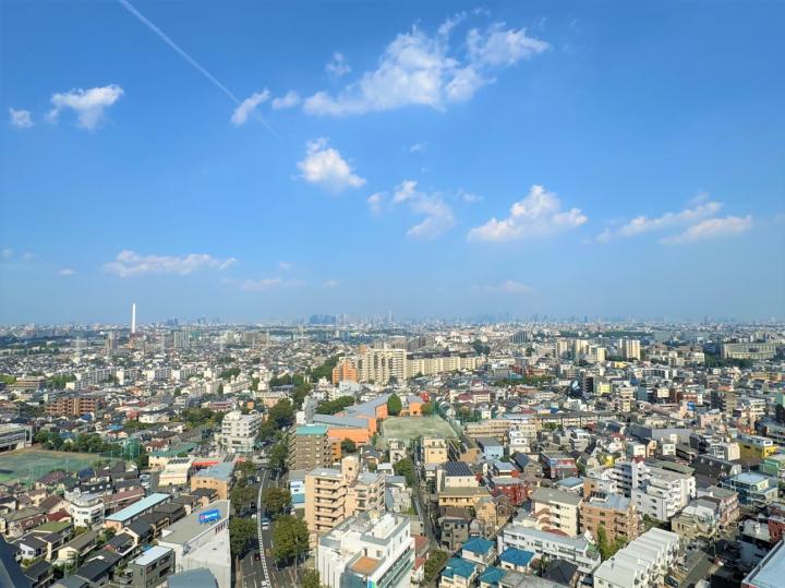 ■24階ベランダからの眺望