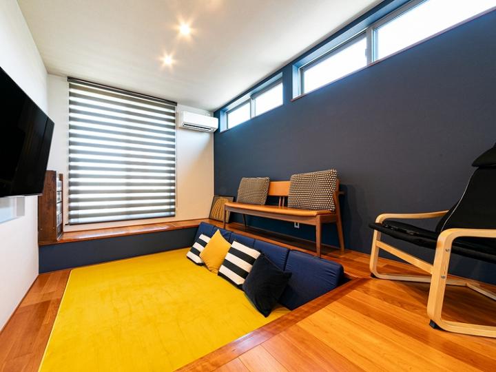 家族でゆっくりできるリビング