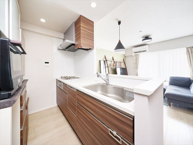 キッチンにはディスポーザー、食洗機完備