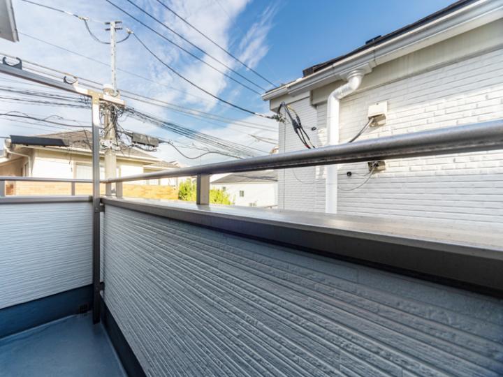 南西向きバルコニー