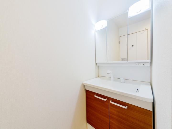 洗面台の収納力もご確認ください