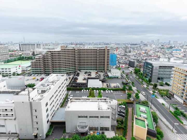 バルコニーからの眺望です