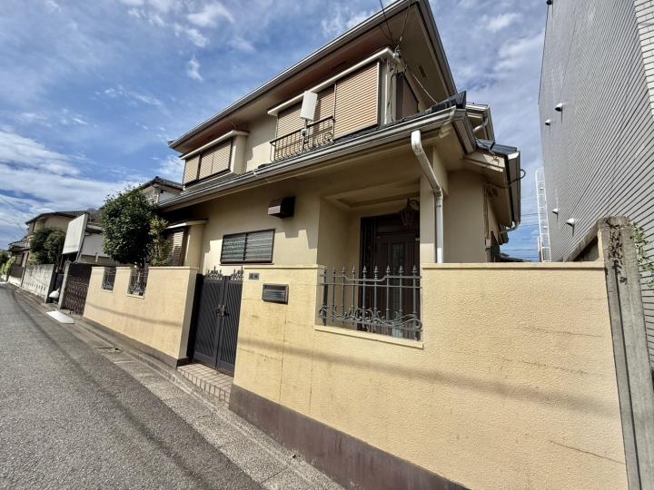 現地 南東側前面道路より撮影