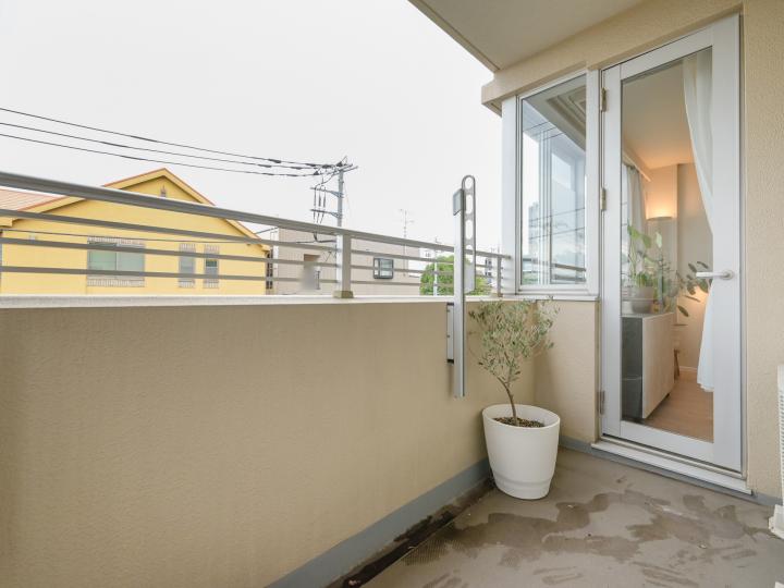 6平米超のバルコニー