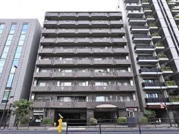 朝日白金台マンションの外観