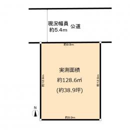 名古屋市中村区角割町土地の外観