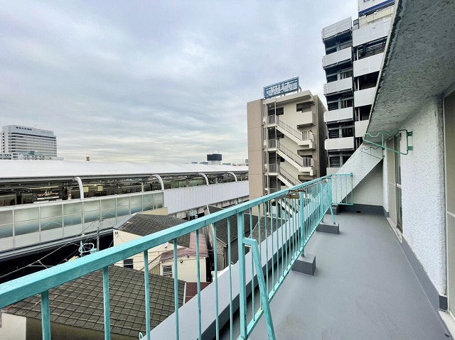 21.84平米のバルコニー