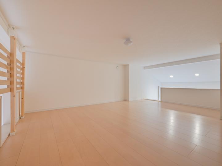 ロフト収納部分。季節ものはここにしまえます。