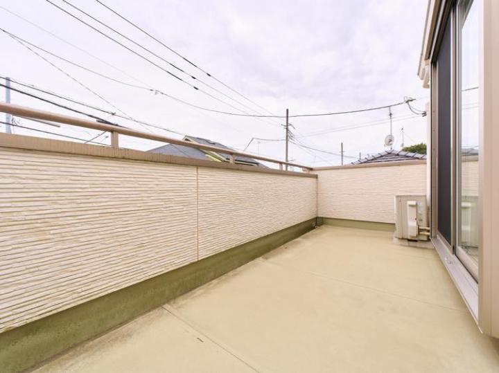 バルコニー面積12.4平米