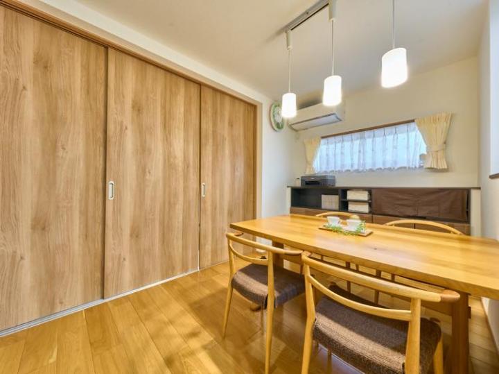 来客用に和室部分と洋室部分を分けられます