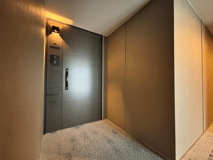 内廊下設計の玄関