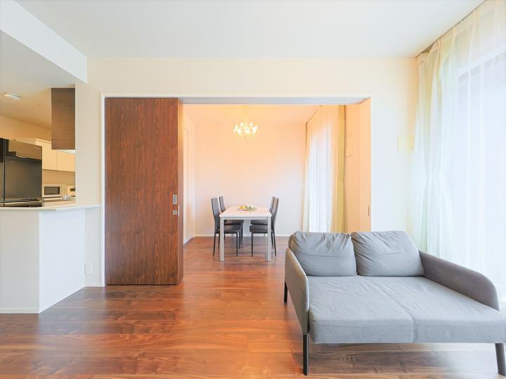 ■洋室を開放することでLDK17.5帖として利用できます!